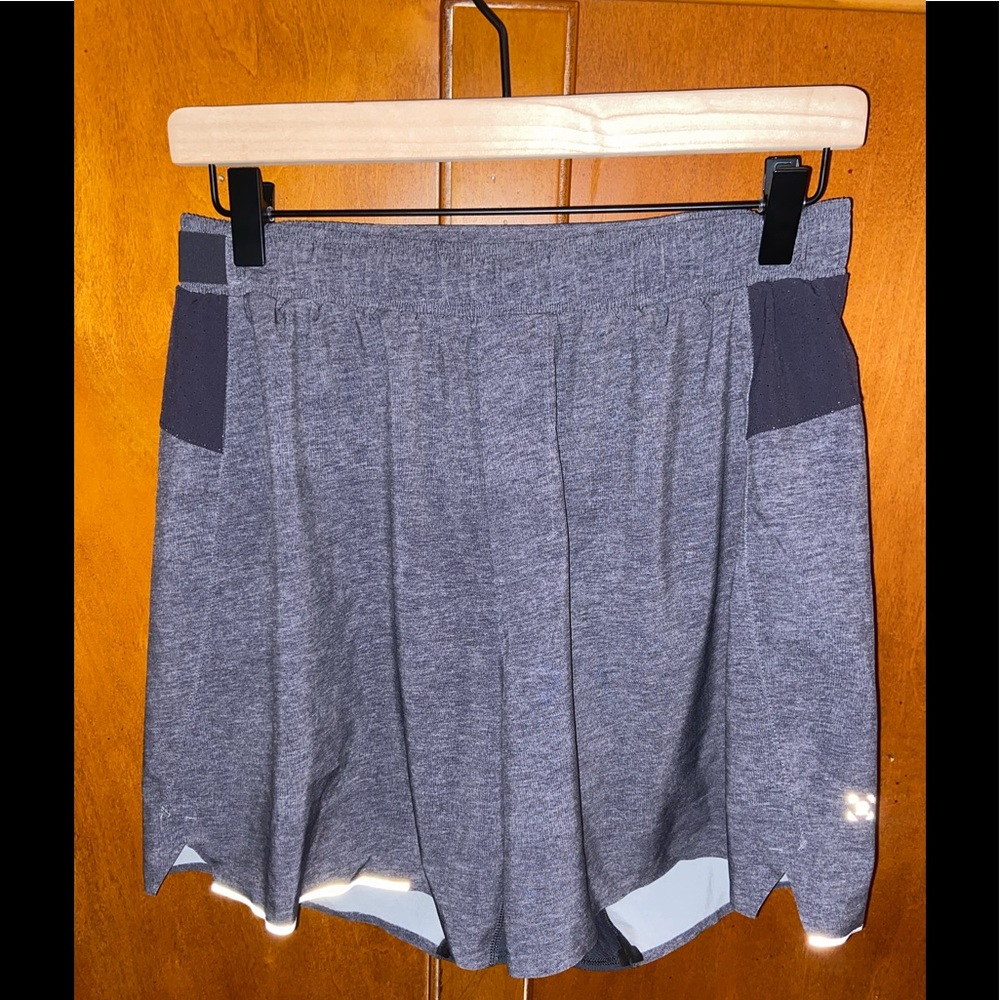 Medium Charcoal Gray Lululemon Surge Shorts